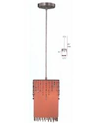 Shaggie Pendant Light - Orange ORN